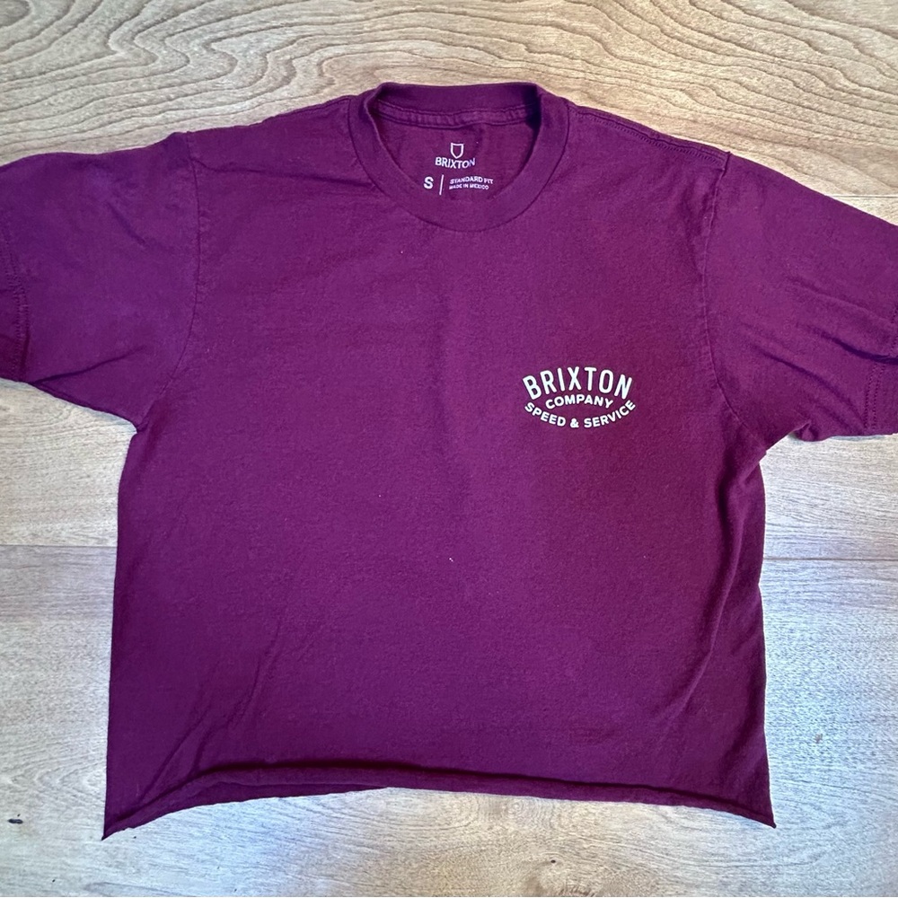 Brixton Men’s Short Sleeve (worn as a women’s medium- self cropped)